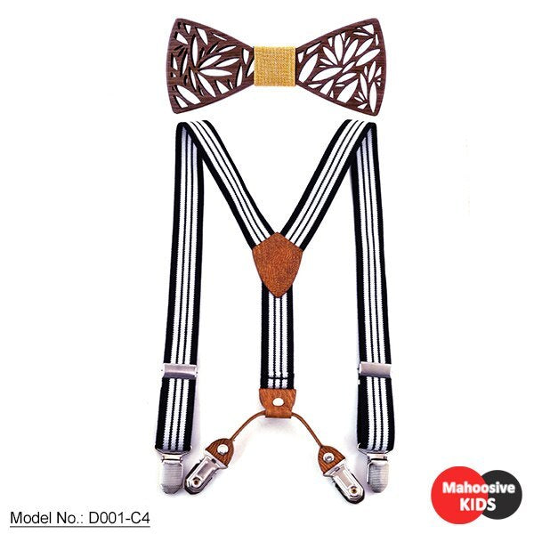 Children's Suit Suspender & Tie Set