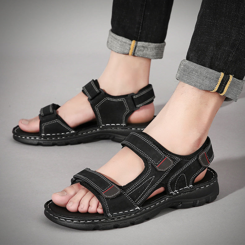 Summer Sandals - Men's Velcro Sandals And Slippers