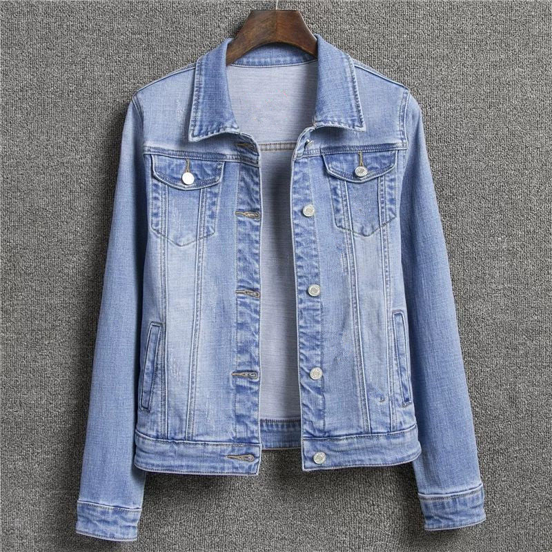 Autumn Slim Casual Denim Jacket - Student Jacket