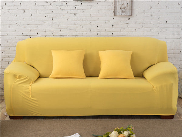 Solid Corner Sofa Covers - Couch Slipcovers Elastic Material Sofa Skin Protector Cover Sofa Armchair