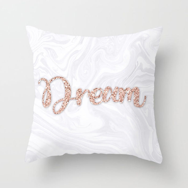 Pink Sofa Cover - Cushion Pillowcase