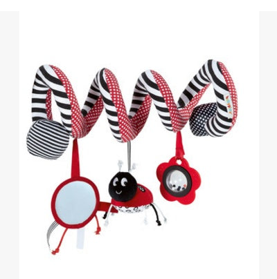 Adorable Rabbit & Bear Baby Rattle Toys - Soft Plush Crib & Stroller Hangings