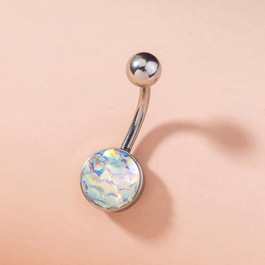 Mermaid Navel Zircon Body Piercing Jewelry