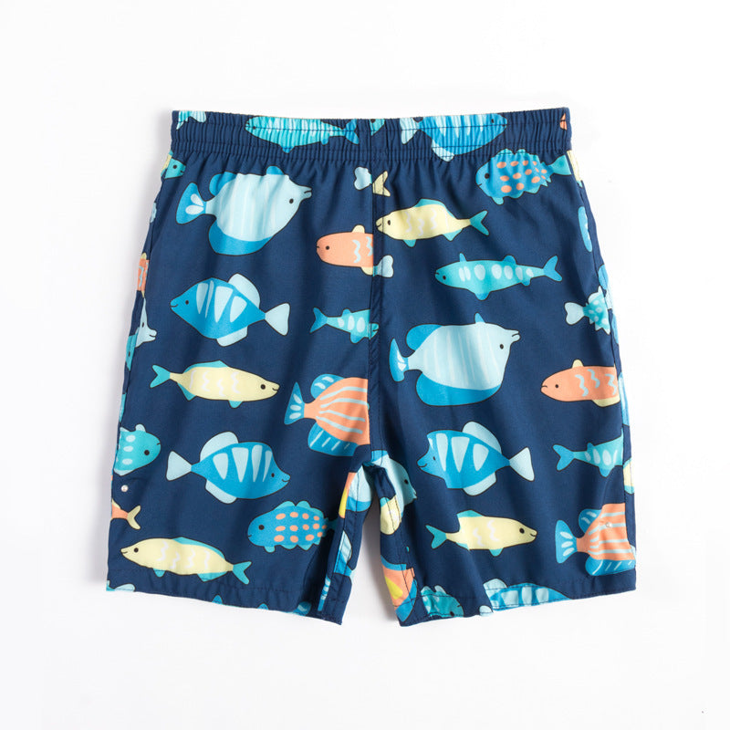 Children's Beach Shorts -  boxer swimming trunks