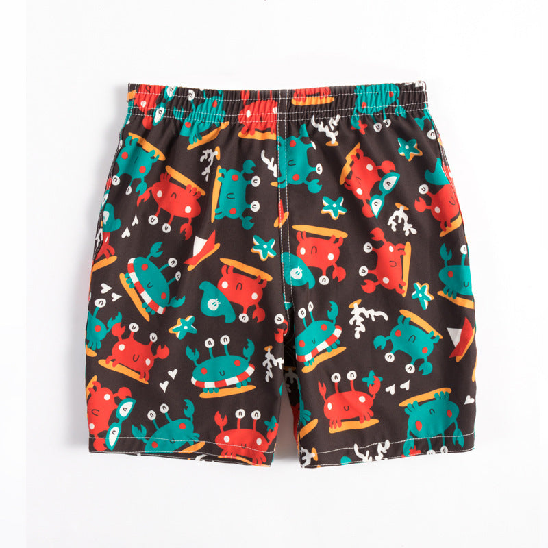 Children's Beach Shorts -  boxer swimming trunks