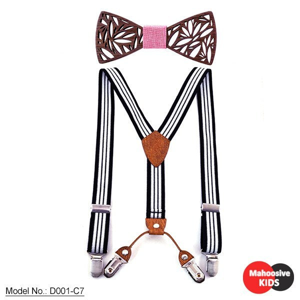 Children's Suit Suspender & Tie Set