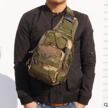 Hot Style Canvas Riding Pack - Camouflage Field Sports Small Chest Bag