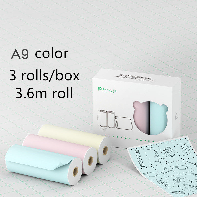 Mini Bluetooth Wireless Thermal Printer - Paper Sticker Label Printer
