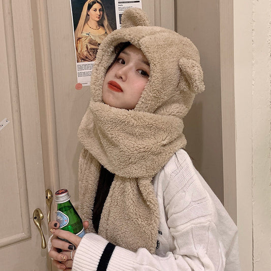 Cute Winter Plush Scarf - Autumn and Winter Headwarmer