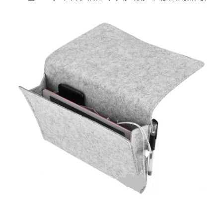 Bed Storage Bag with Pocket - Bedside Hanger Table Sofa Bedroom Mattress Bedside Anti-slip Organizer Holders