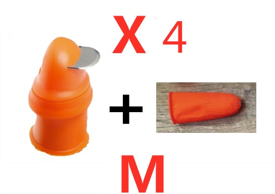 Silicone Thumb Knife Finger Protector – Garden Harvesting Tool for Cutting Vegetables, Fruits & Plants! - JumoShop