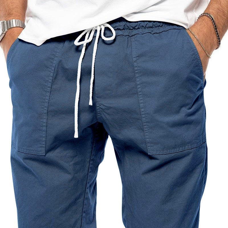 Spring And Autumn Men's Casual Pants Loose Tappered Trousers