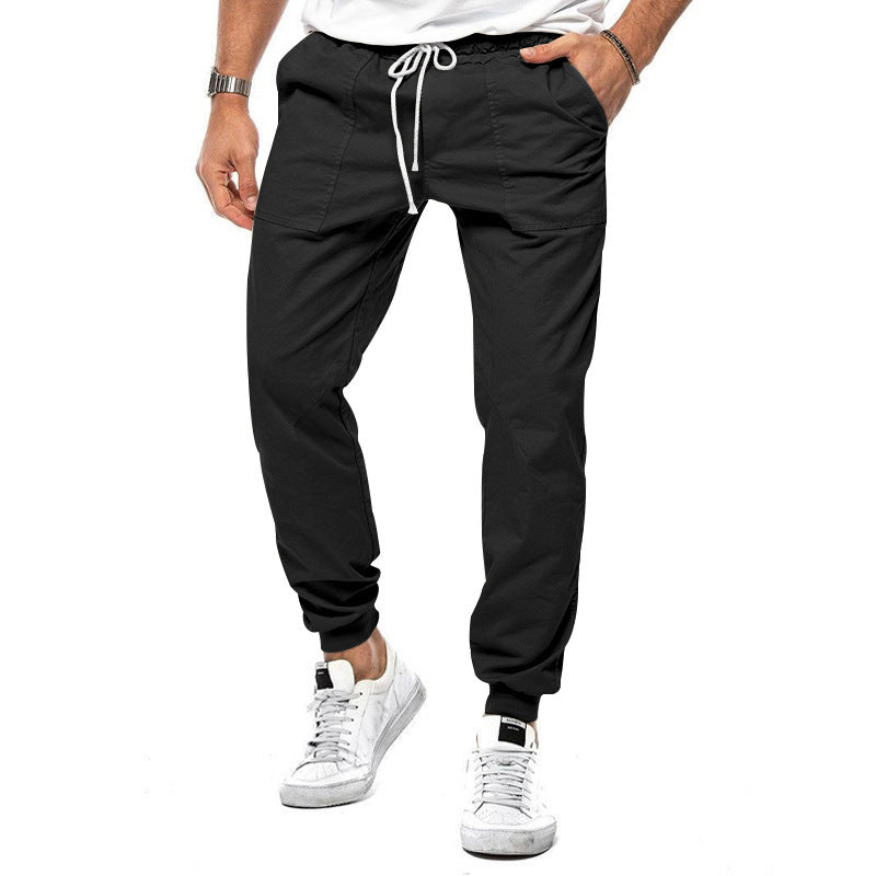 Spring And Autumn Men's Casual Pants Loose Tappered Trousers
