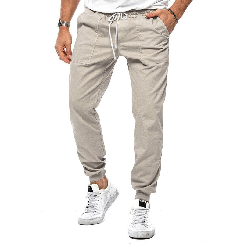 Spring And Autumn Men's Casual Pants Loose Tappered Trousers