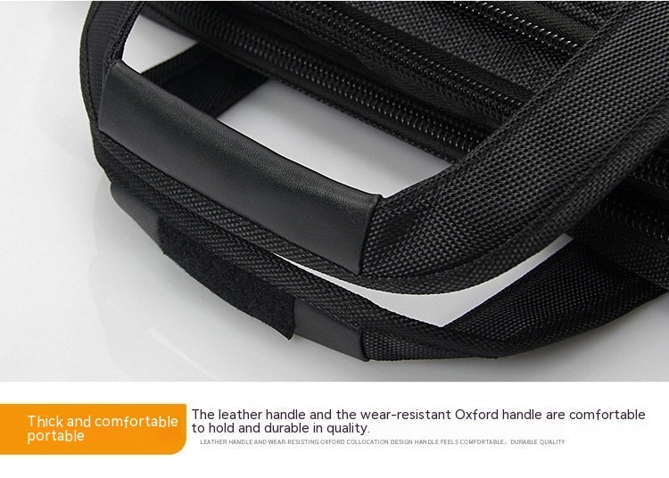 Men's Waterproof Briefcase - Oxford Large Capacity Briefcase