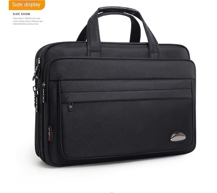 Men's Waterproof Briefcase - Oxford Large Capacity Briefcase