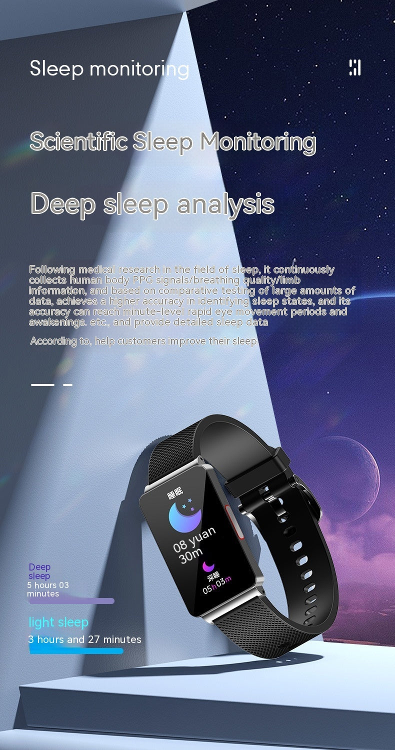 Smart Sport Watch - Blood Oxygen Body Temperature Sleep Monitoring Health Smart Bracelet