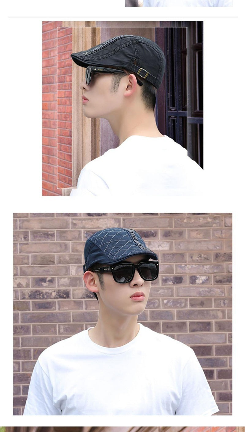 Men's Autumn And Winter New Sun Protection Sun-poof Peaked Cap