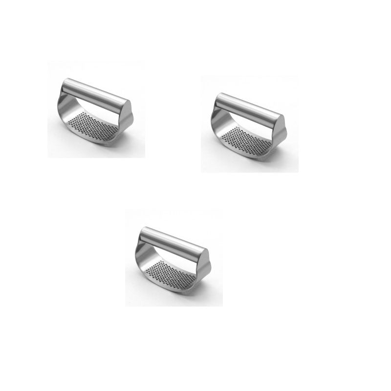 Upgraded Stainless Steel Garlic Press Squeezer – Manual Rocker Garlic & Ginger Crusher! - JumoShop