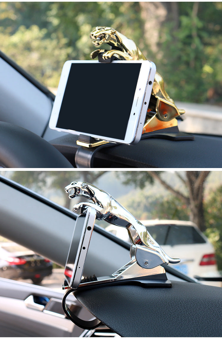 Car-Accessories Phone-Holder Stand - Cellphone Adjustable Jaguar-Design 360-Degree