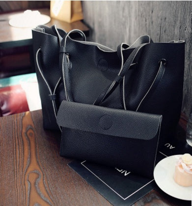 Fashion Shoulder Tote Bag - Two Piece Crossbody Bag