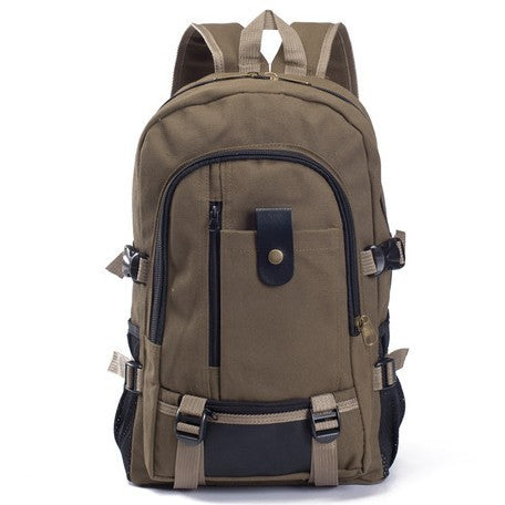 Men's Backpacks - Canvas Backpack, Student Bags