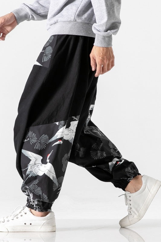 Crotch Patchwork Pants