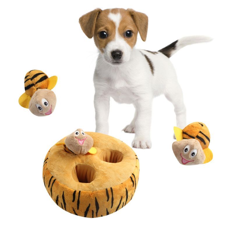 Interactive Pet Voice Plush Toys – Spring Dolls Set with Durable Play Mat