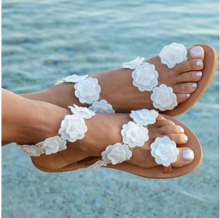 Flowery Sandals
