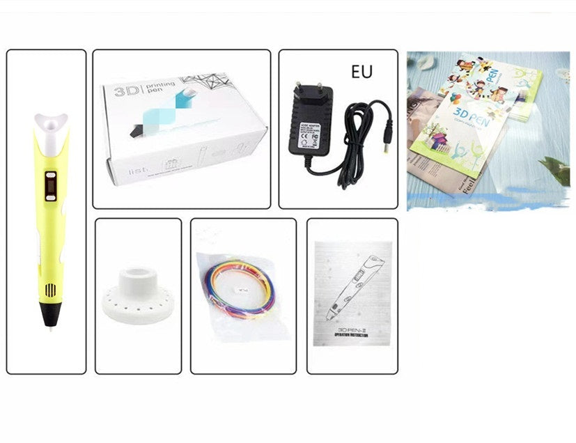 Children's 3D Printing Pen - Three-dimensional Brush Toy Set