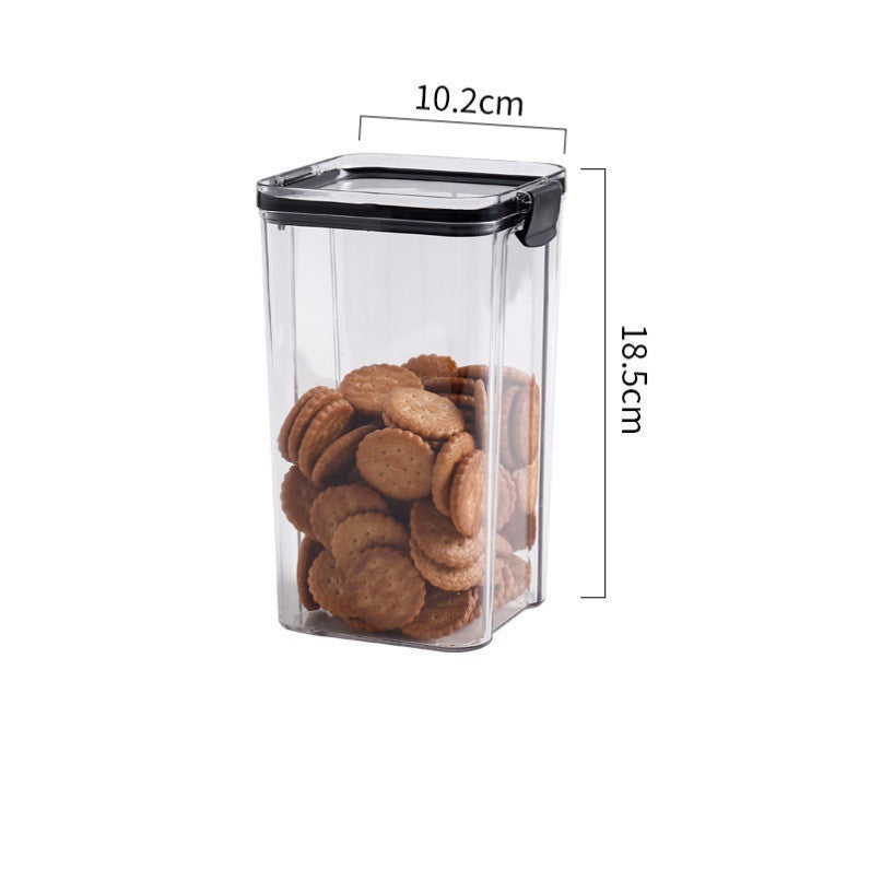 Transparent Grain Storage Box with Lid – Modern Airtight Food Container - JumoShop