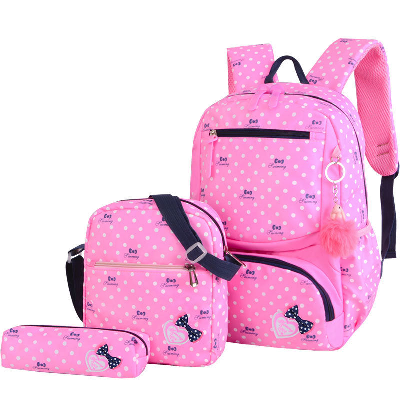 Elementary School Girl Korean Style Backpack - Cute Princess Backpack