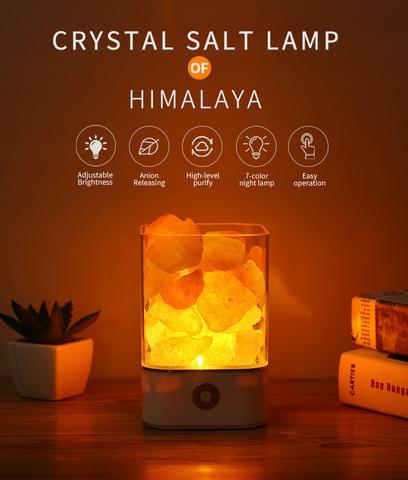 USB Crystal Light - Himalayan Salt LED Lamp