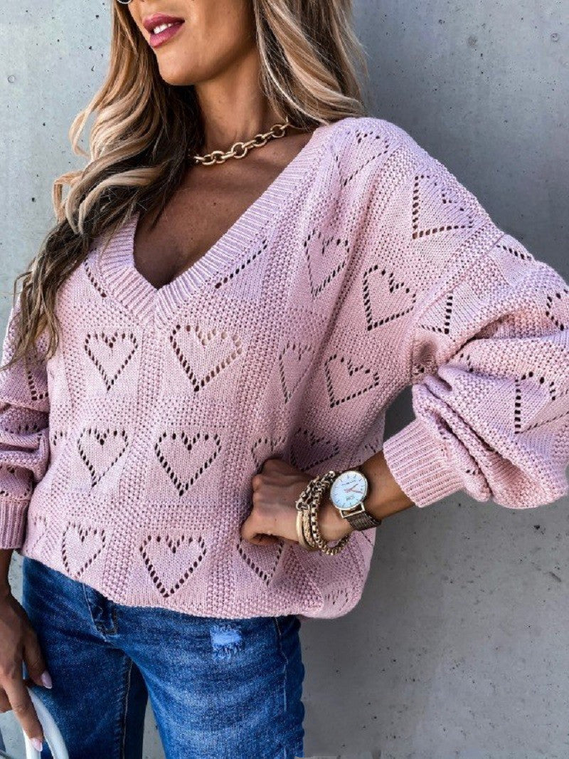 Hollow Knitted Sweater