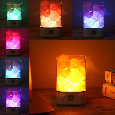 USB Crystal Light - Himalayan Salt LED Lamp