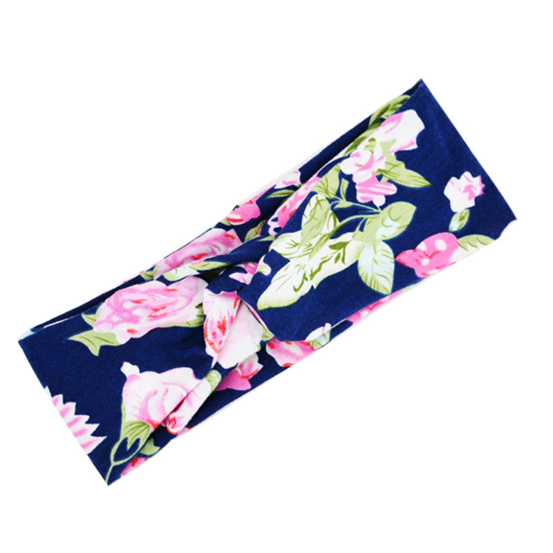 Floral cross hair band - JumoShop