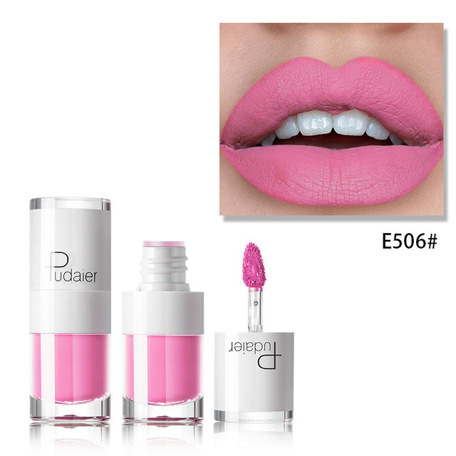 16 Color White Bottle Matte Lip Stick