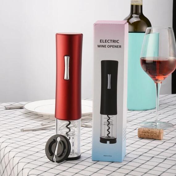 Electric Wine Opener – Automatic Corkscrew Bottle Opener Kit with Foil Cutter! Electric Wine Opener, Automatic Electric Wine Bottle Corkscrew Opener With Foil Cutter, Wine Bottle Opener Kit - JumoShop