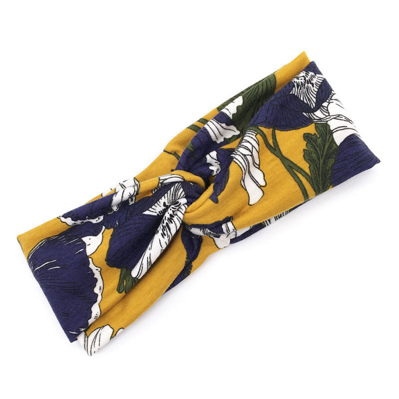 Floral cross hair band - JumoShop