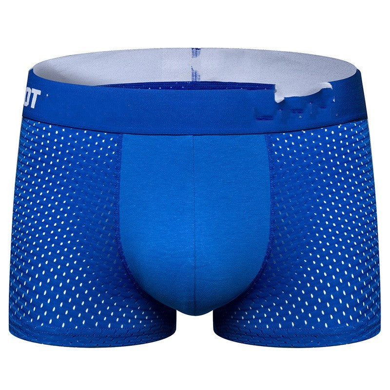 Men's Underwear - Solid Color And Breathable Boxers