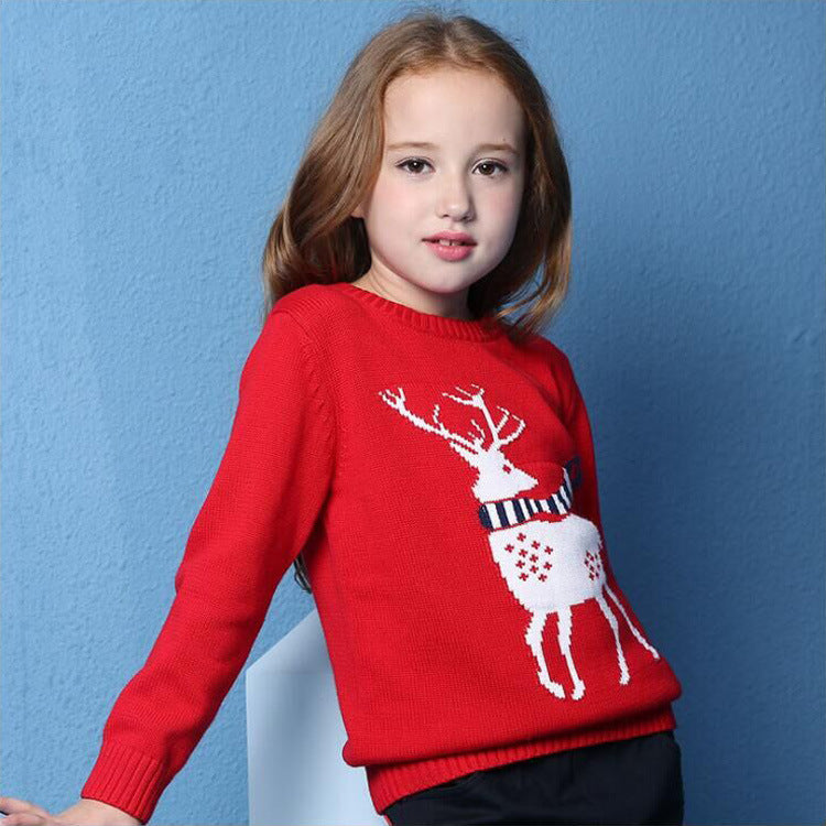 Long Sleeve Boys and Girls' Christmas Holiday T-shirts