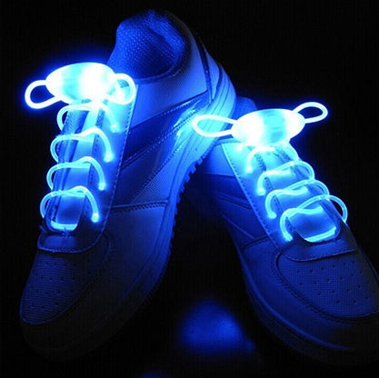 Led Sport Shoe Laces - Glow Shoe Strings Round  Light Shoelaces