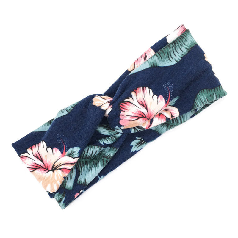 Floral cross hair band - JumoShop