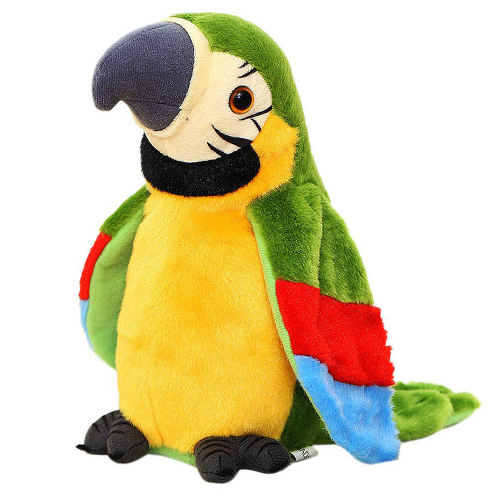 Electric Talking Parrot Plush Toy - Cute Speaking Record Repeats
