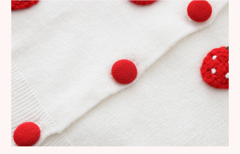 Two-piece Baby Girl Mink Wool Sweater Set