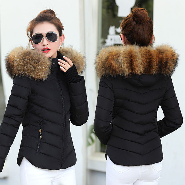 Brown Parka Winter Jacket for Women