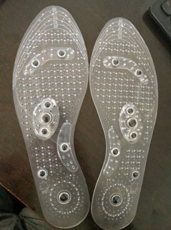 Magnetic Plus Elastomer - Transparent Silicone Massage Insole