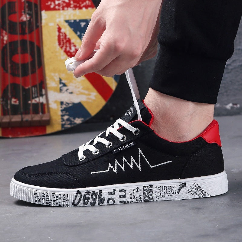 Men's Canvas Shoes -- sports casual men's shoes flat shoes men