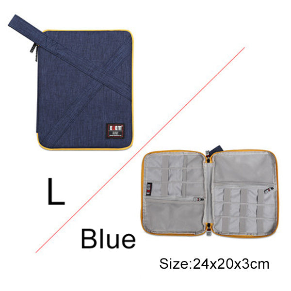 Universal Travel Cable Organizer - Electronics Accessories Cases Gadget Bag For USB, Phone, Charger and Cable, Fit for ipad - JumoShop