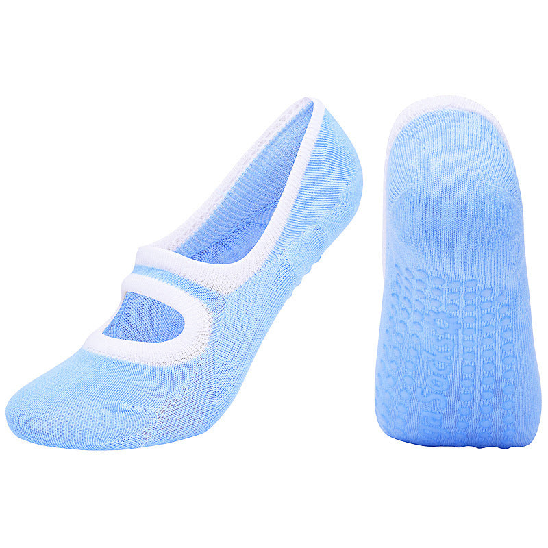Open-back Non-slip Gym Indoor Floor Socks